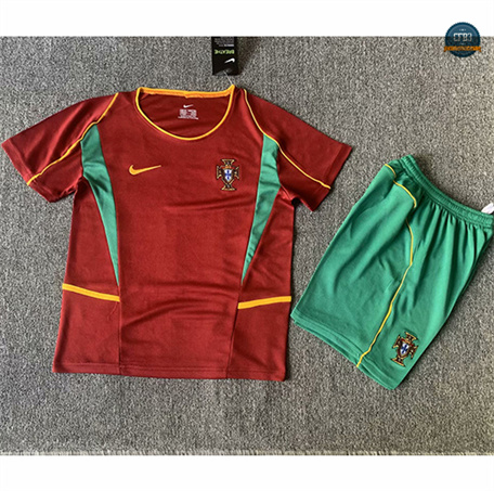 Hacer Camiseta Retro 2002 Portugal Niño 1ª Equipación