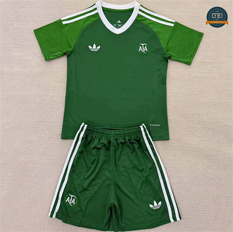 Cfb3 Camiseta futbol Argentina Niño Equipación Portero Verde 2025/2026