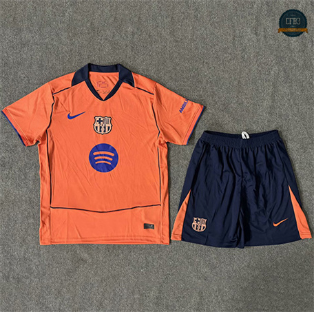 Cfb3 Camiseta futbol Barcelona Niño Equipación Naranja 2025/2026