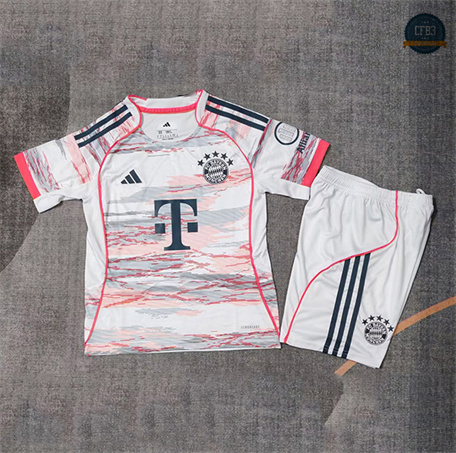 Cfb3 Camiseta futbol Bayern Múnich Niño 2ª Equipación 2025/2026
