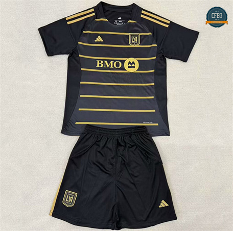 Cfb3 Camiseta futbol Los Angeles fc Niño Equipación Negro 2025/2026