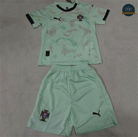 Cfb3 Camiseta futbol Portugal Niño Equipación Verde 2025/2026