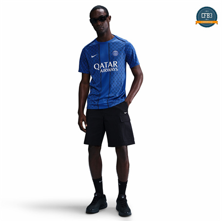 Cfb3 Camiseta futbol Paris Saint Germain Equipación Training Azul 2025/2026
