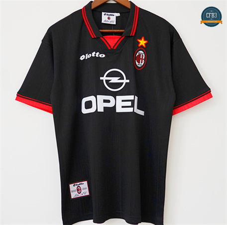 Cfb3 Camiseta futbol Retro 1997-98 AC Milan 3ª Equipación