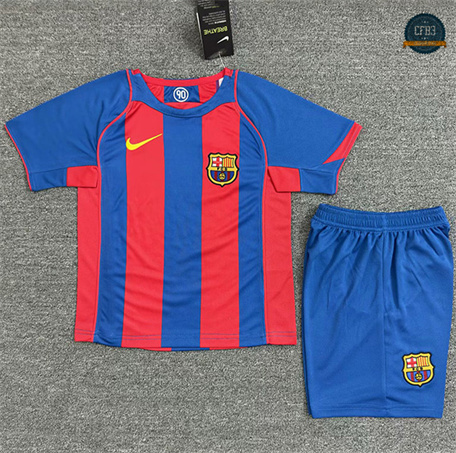 Cfb3 Camiseta futbol Retro 2004-05 Barcelona Niño 1ª Equipación