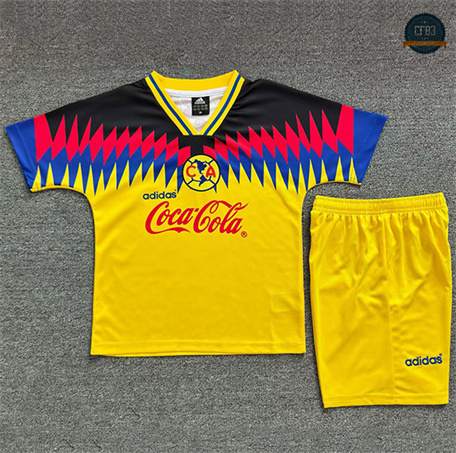 Cfb3 Camiseta futbol Retro 1995 CF America Niño 1ª Equipación