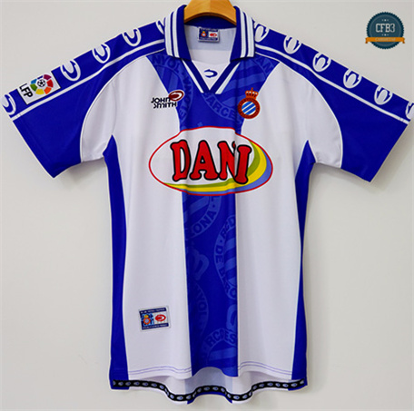 Cfb3 Camiseta futbol Retro 1999-00 Espanyol 1ª Equipación