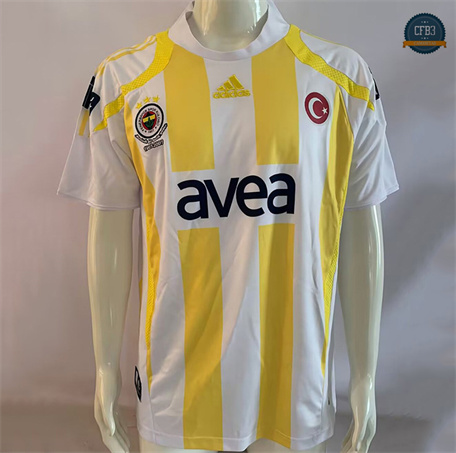 Cfb3 Camiseta futbol Retro 2007-08 Fenerbahce 2ª Equipación
