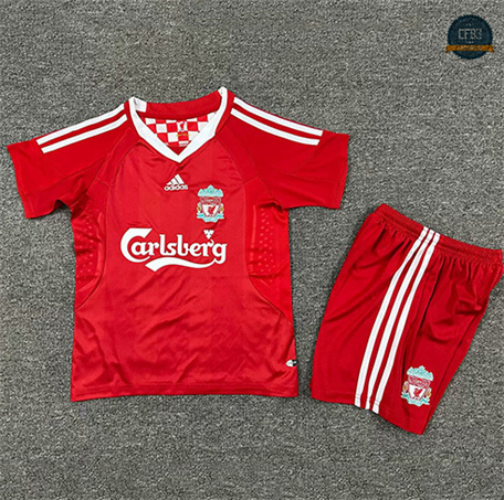 Cfb3 Camiseta futbol Retro 2008-10 Liverpool Niño 1ª Equipación