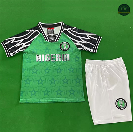 Cfb3 Camiseta futbol Retro 1994-95 Nigeria Niño 1ª Equipación