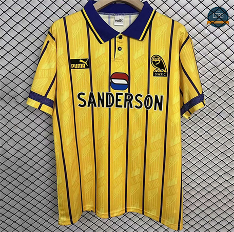 Cfb3 Camiseta futbol Retro 1995 Sheffield Wednesday F.C 2ª Equipación