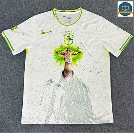 Camiseta futbol Brasil Equipación Especial Blanco 2025/2026