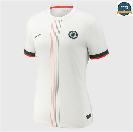 Camiseta futbol Chelsea Mujer 2ª Equipación 2025/2026