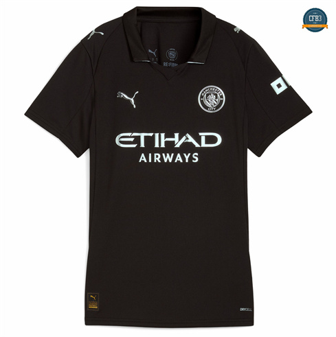 Camiseta futbol Manchester City Mujer 2ª Equipación 2025/2026