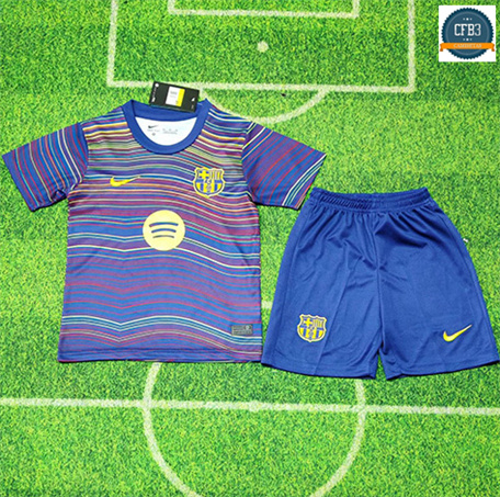 Camiseta futbol Barcelona Niño Equipación Especial Azul 2025/2026