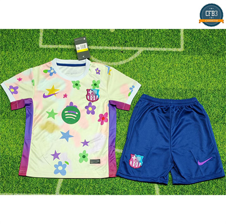 Camiseta futbol Barcelona Niño Equipación Checkered Plate 2025/2026