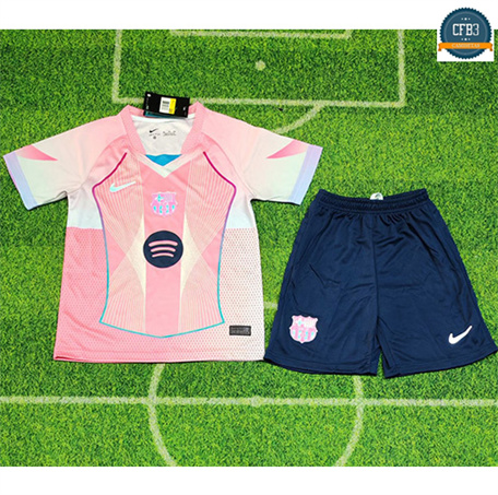 Camiseta futbol Barcelona Niño Equipación Especial Rosa 2025/2026