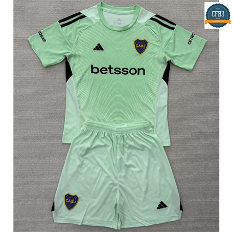 Camiseta futbol Boca Juniors Niño Equipación Portero Vert 2025/2026