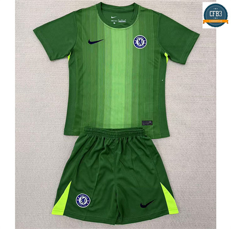 Camiseta futbol Chelsea Niño Equipación Portero Vert 2025/2026