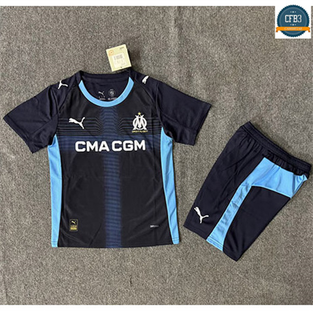 Camiseta futbol Marsella Niño 2ª Equipación 2025/2026