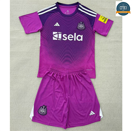 Camiseta futbol Newcastle United Niño Equipación Portero Púrpura 2025/2026