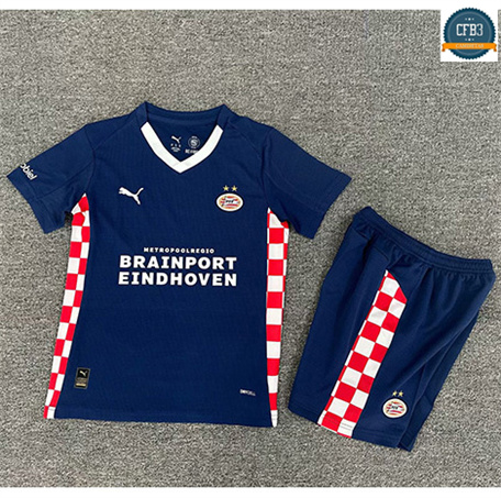 Camiseta futbol PSV Eindhoven Niño 2ª Equipación 2025/2026