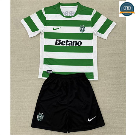 Camiseta futbol Sporting CP Niño 1ª Equipación 2025/2026