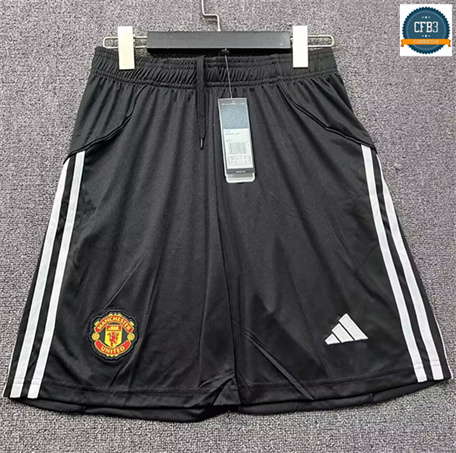 Camiseta futbol Pantalones Manchester United Equipación Negro 2025/2026