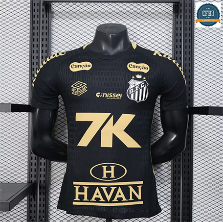 Camiseta futbol Santos Player Equipación Negro 2025/2026