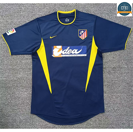 Camiseta futbol Retro 2002-03 Atletico Madrid 2ª Equipación
