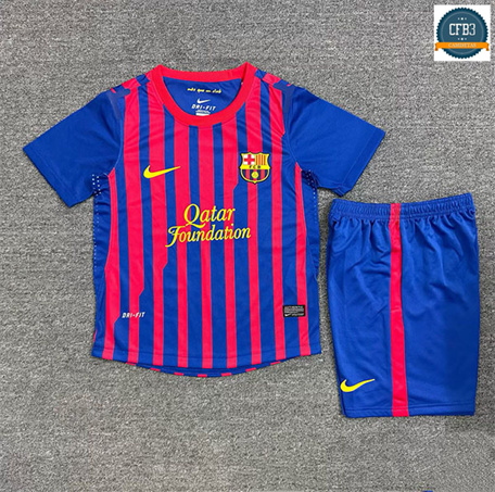 Camiseta futbol Retro 2011-12 Barcelona Niño 1ª Equipación