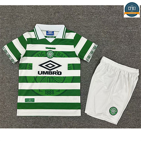 Camiseta futbol Retro 1997-99 Celtic Niño 1ª Equipación