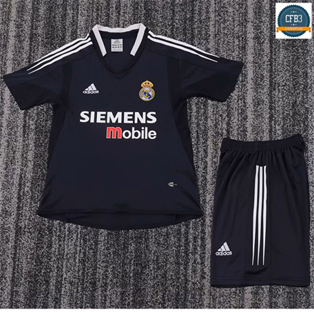 Camiseta futbol Retro 2004-05 Real Madrid Niño 2ª Equipación