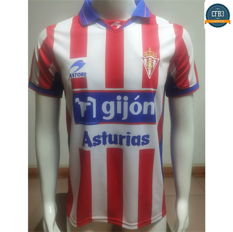 Camiseta futbol Retro 2001-02 Sporting Gijon 1ª Equipación