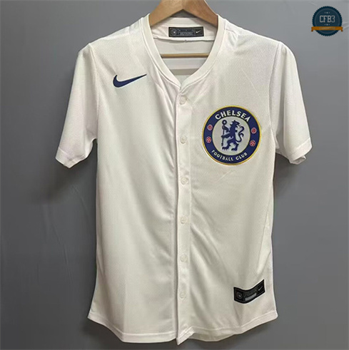 Camiseta futbol Chelsea Equipación baseball Blanco 2025/2026