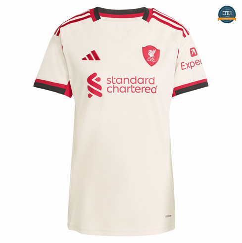 Camiseta futbol Liverpool Mujer 2ª Equipación 2025/2026