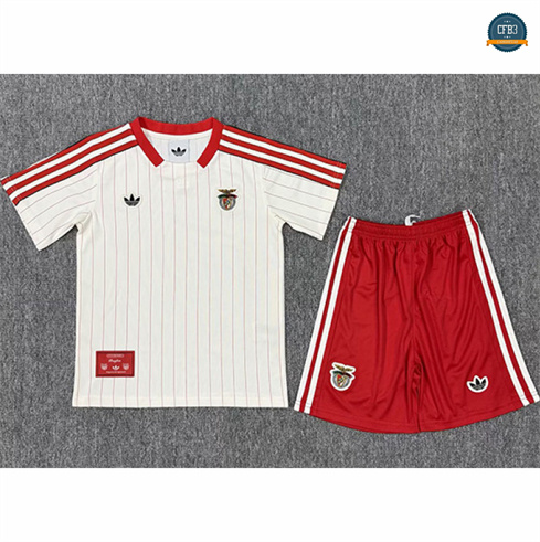 Camiseta futbol Benfica Niño Equipación Blanco 2025/2026