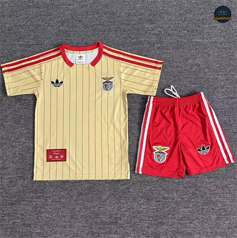 Camiseta futbol Benfica Niño Equipación Amarillo 2025/2026