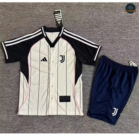 Camiseta futbol Juventus Niño Equipación béisbol 2025/2026