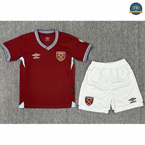 Camiseta futbol West Ham United Niño 1ª Equipación 2025/2026