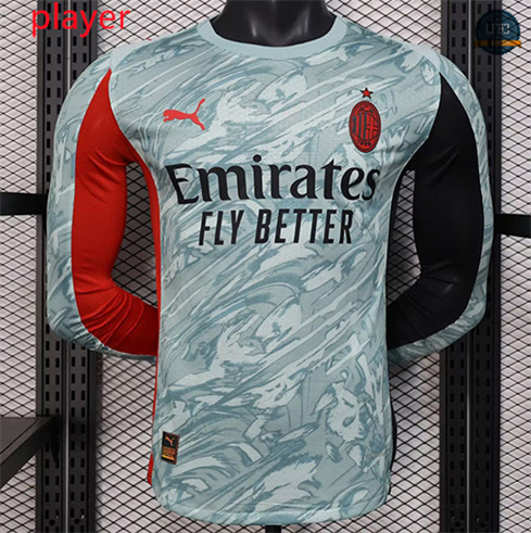 Camiseta futbol AC Milan Player 2ª Equipación Manga Larga 2025/2026