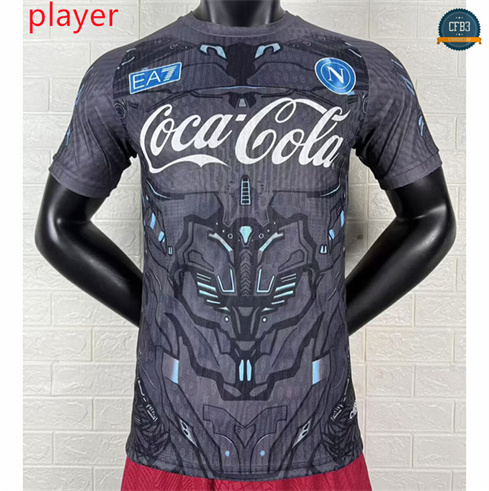 Camiseta futbol Naples Player Equipación Negro 2025/2026