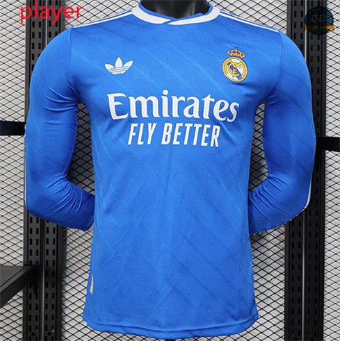 Camiseta futbol Real Madrid Player 3ª Equipación Manga Larga 2025/2026