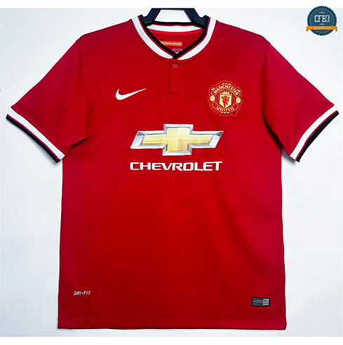 Camiseta futbol Retro 2014-15 Manchester United 1ª Equipación