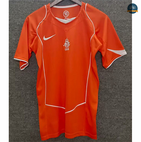 Camiseta futbol Retro 2004 Países Bajos 1ª Equipación