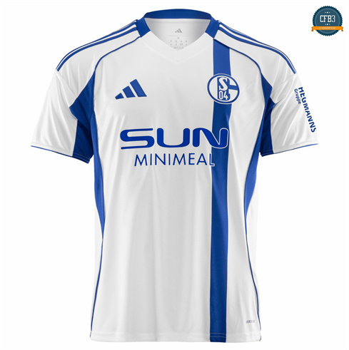 Camiseta futbol Schalke 04 2ª Equipación 2025/2026