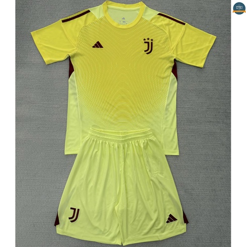 Camiseta futbol Juventus Niño Equipación Portero Amarillo 2025/2026