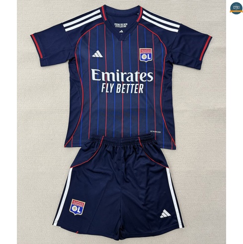 Camiseta futbol Lyon Niño 2ª Equipación 2025/2026
