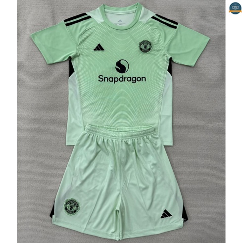 Camiseta futbol Manchester United Niño Equipación Portero Verde 2025/2026