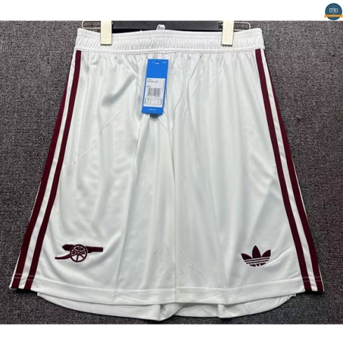 Camiseta futbol Pantalones Arsenal Equipación Blanco 2025/2026